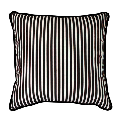 Darroll Cotton Striped Throw Pillow Striped Cotton Throw Pillow With